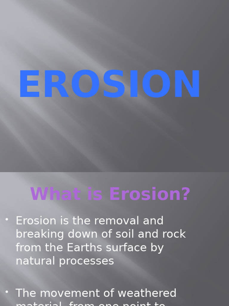 Understanding Erosion and River Features | PDF | Erosion | River