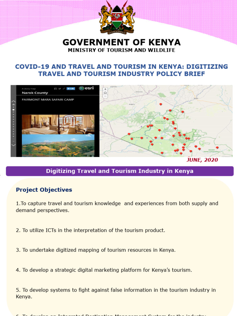 Digitizing Kenya's Travel and Tourism Industry | PDF | Geographic ...