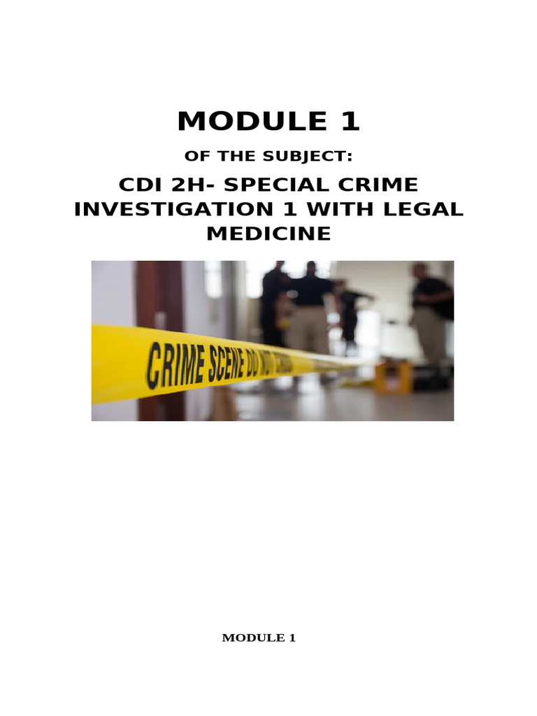 Special Crime Investigation & Forensics | PDF | Forensic Science ...