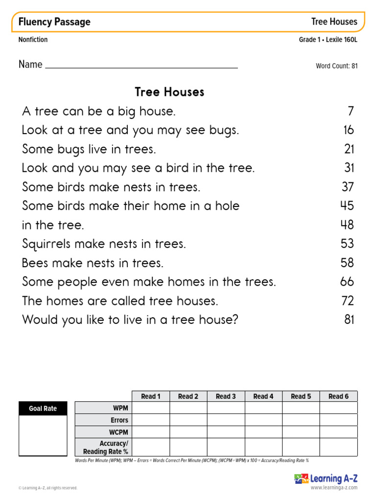 Tree Houses: A Fun Nonfiction Read | PDF | Text
