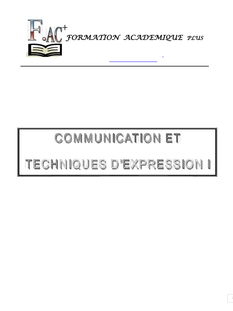 Techniques de Communication Efficaces | PDF | Informations | Linguistique