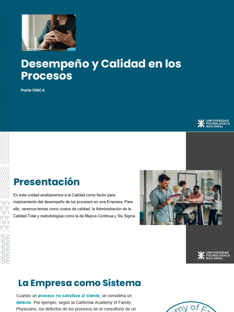 Mejora de Procesos y Calidad Empresarial | PDF | Histograma | Calidad ...
