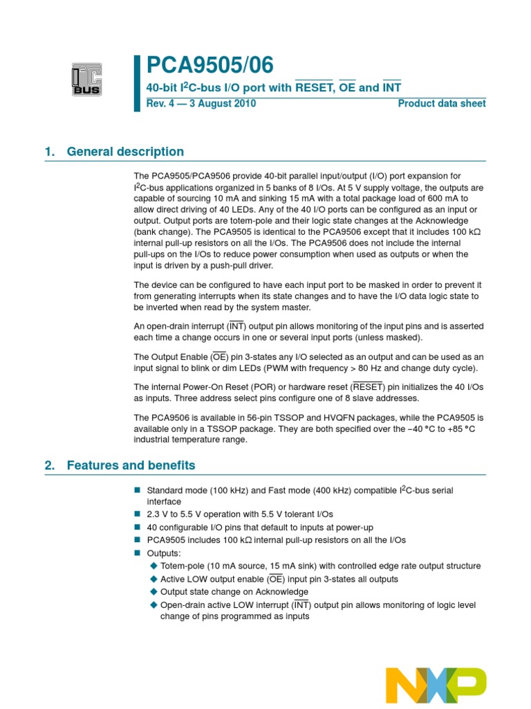 Pca9505 9506 | PDF | Soldering | Solder