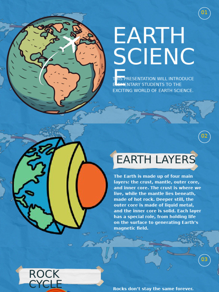 Blue Minimalist Illustration Earth Science Presentation - 20251015 ...