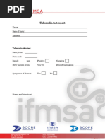 TB Screening Certificate Template | PDF