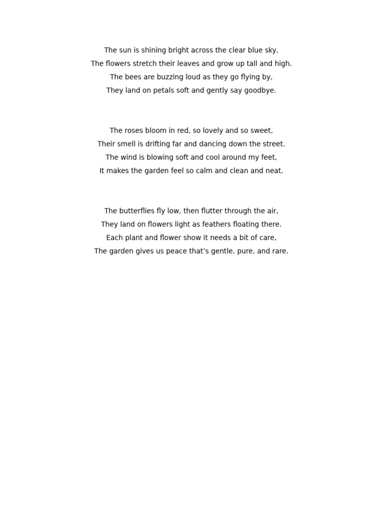 Poem | PDF