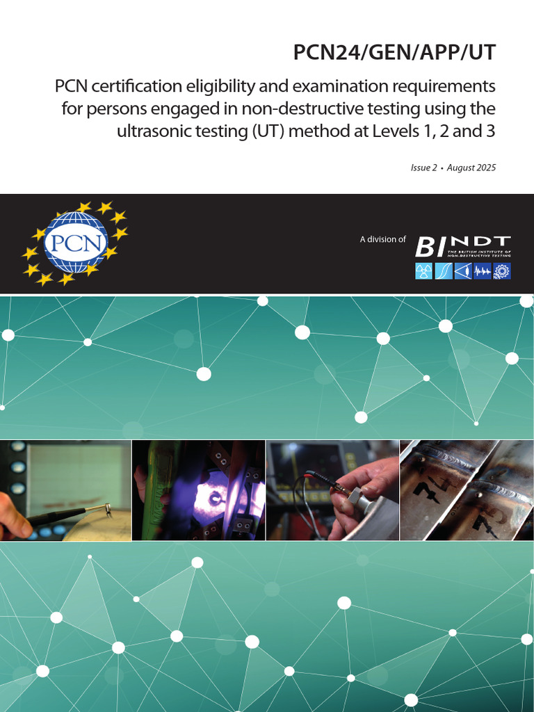 PCN UT Certification Requirements | PDF | Nondestructive Testing ...