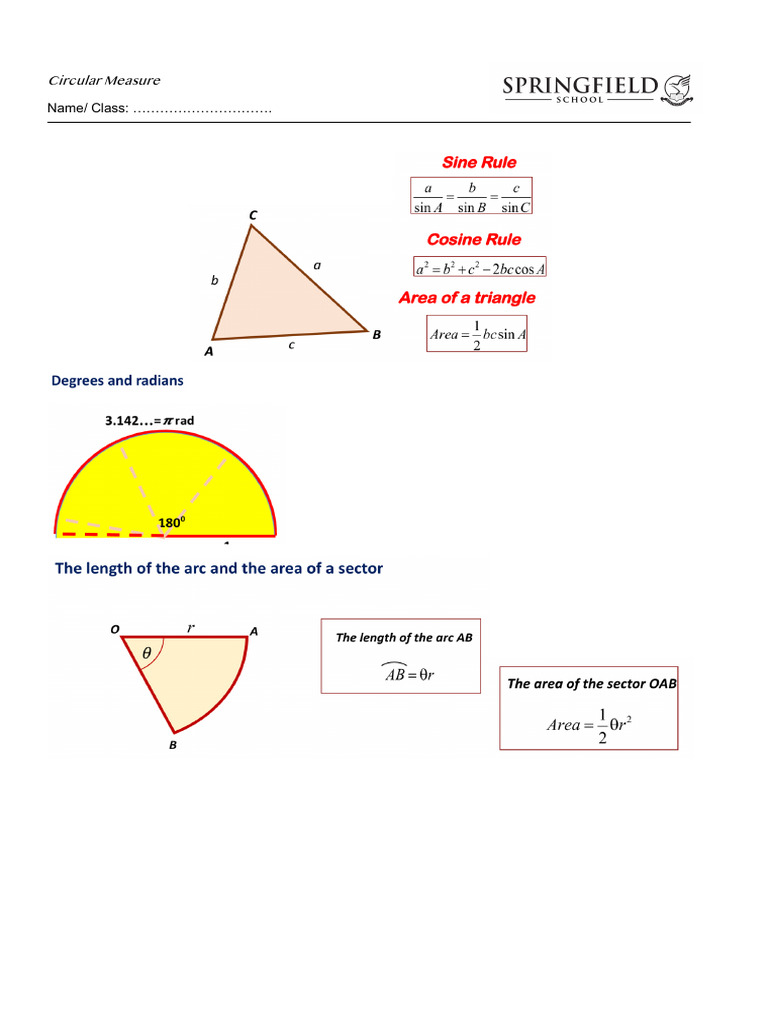 Circular Measure | PDF