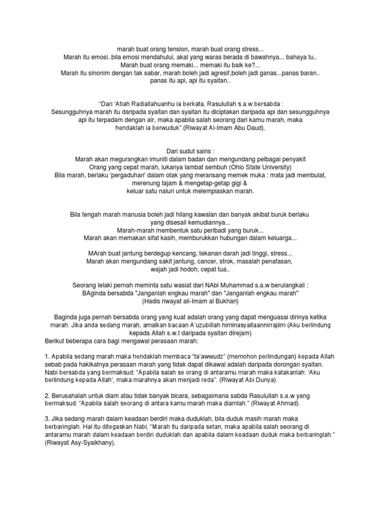 Arah Buat Orang Tension Pdf