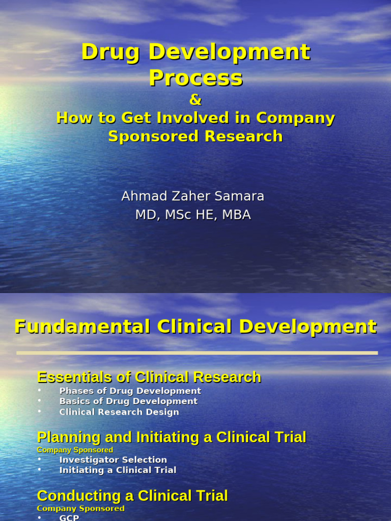 Drug Development Process Overview | PDF | Phases Of Clinical Research ...