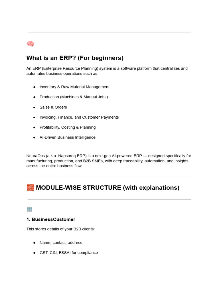Beginner's Guide to ERP Systems | PDF | Enterprise Resource Planning ...