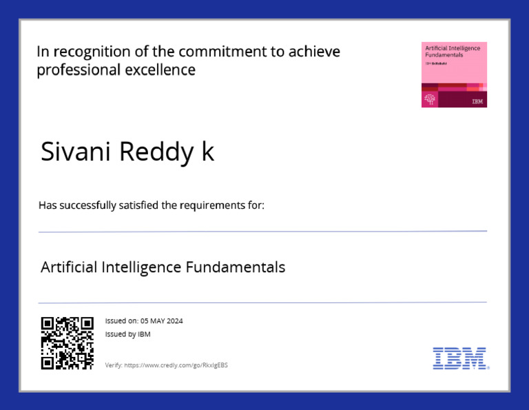 Artificial Intelligence Fundamentals Badge20240506-8-V4tfzb 2 | PDF