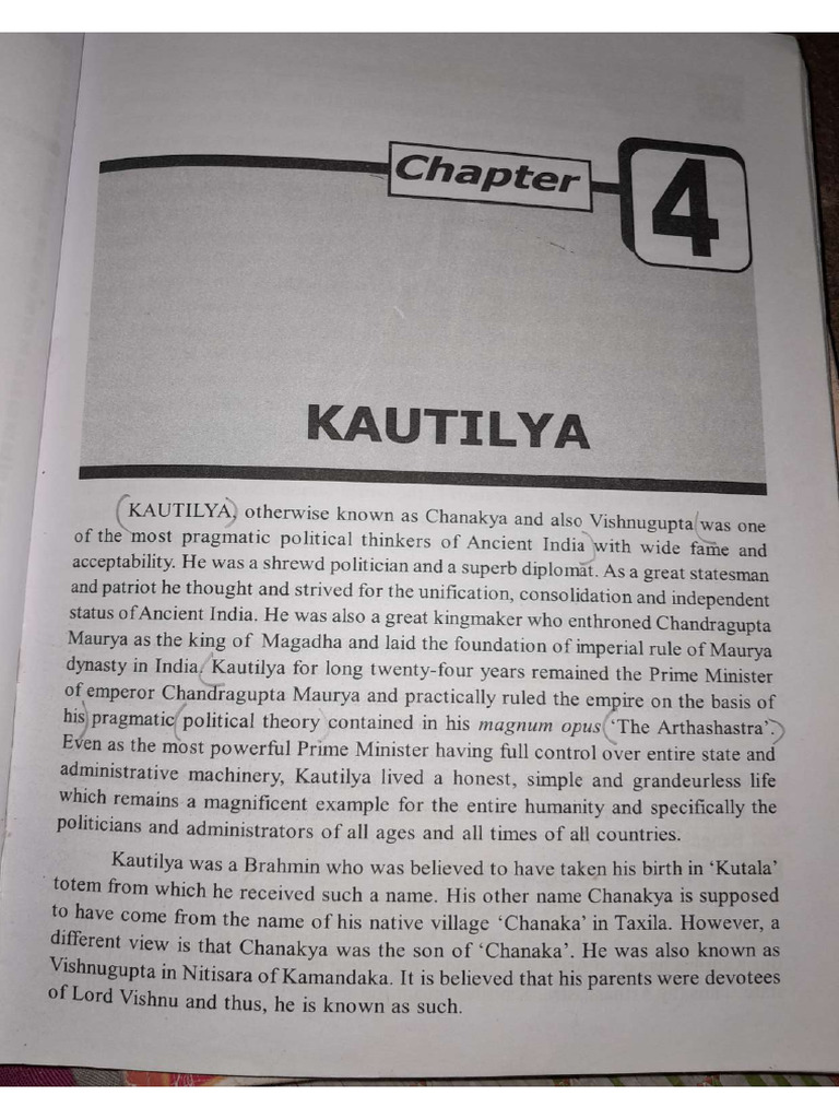 Kautilya 1 | PDF