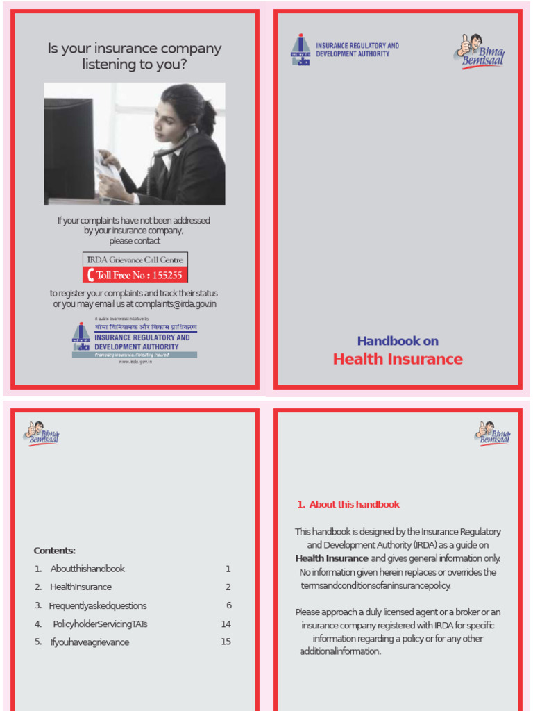 Health Insurance Handbook 1 | PDF | Insurance | Health Care