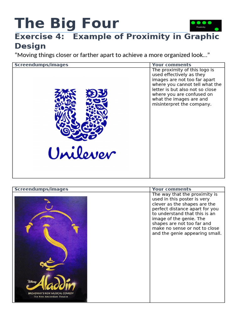 Proximity in Graphic Design Examples | PDF