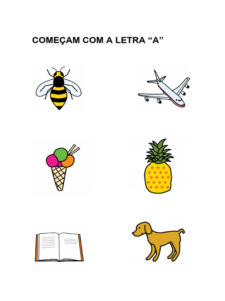 Circule As Figuras Que Começam Com A Letra 