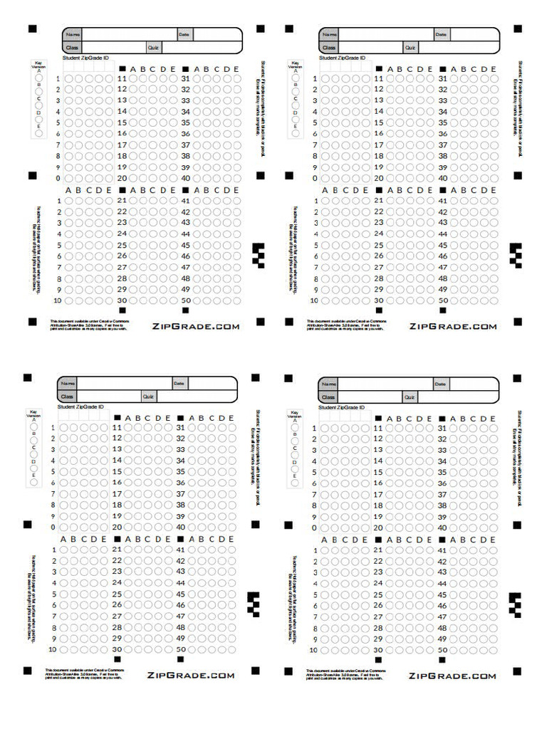 Zip Grade | PDF