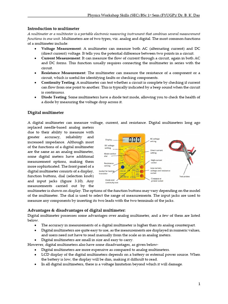 Testing PCBs with a Multimeter Guide | PDF | Soldering | Printed ...
