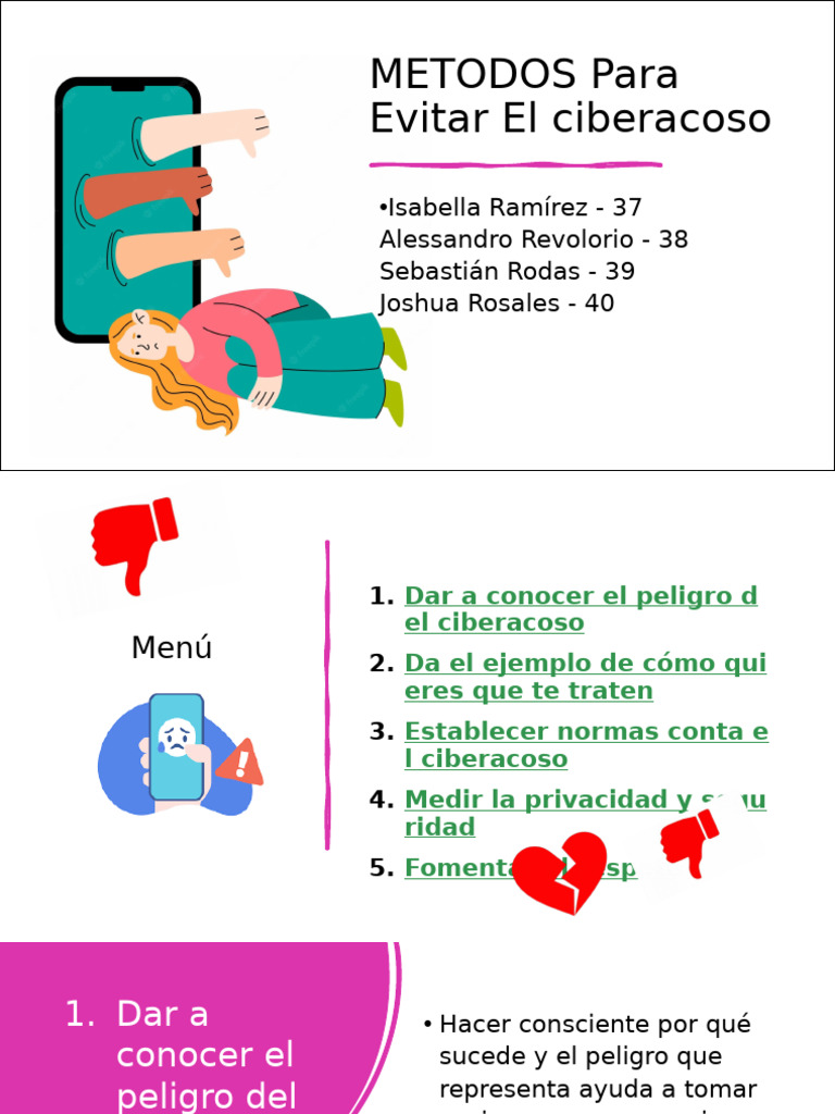 Métodos Efectivos Contra el Ciberacoso | PDF