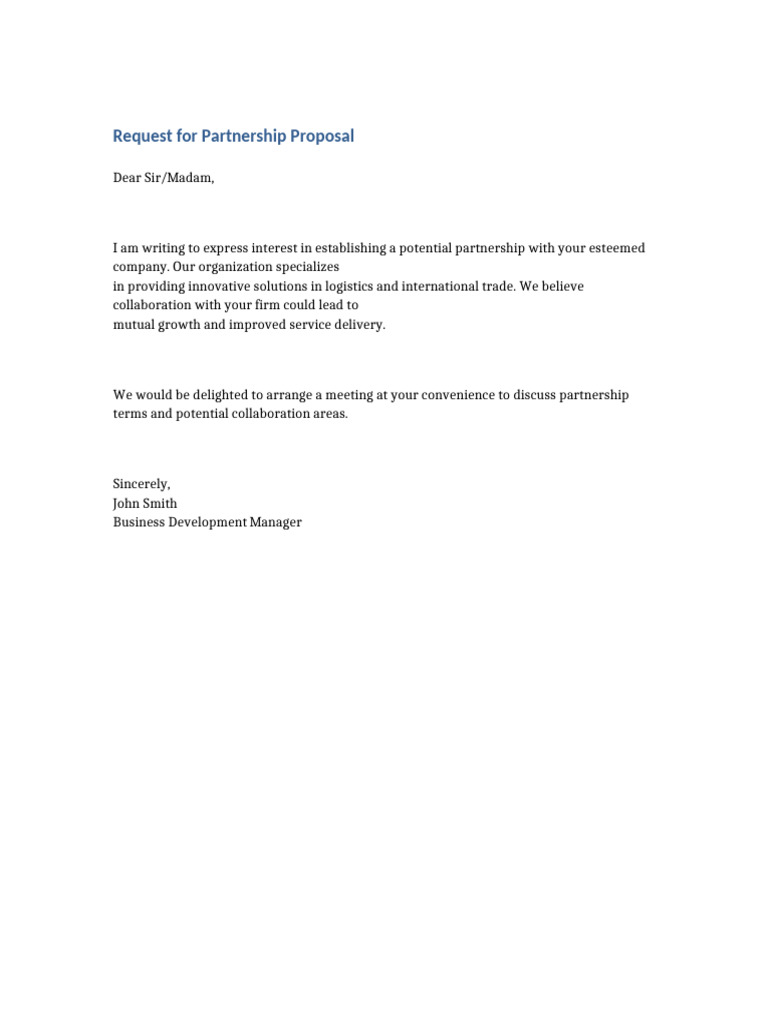 Document 2 Business Letter | PDF