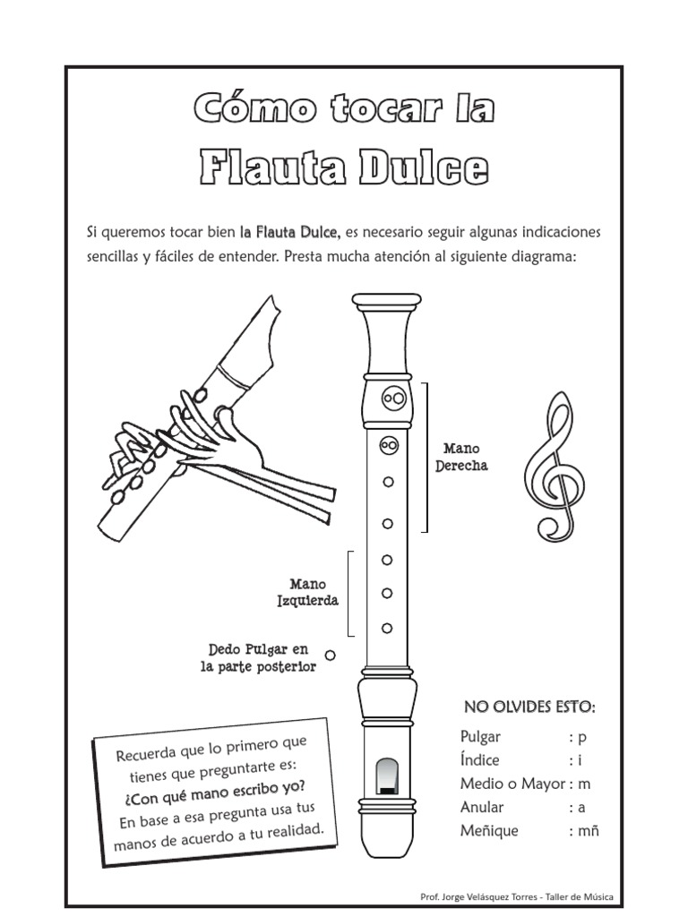 Cómo tocar la Flauta Dulce
