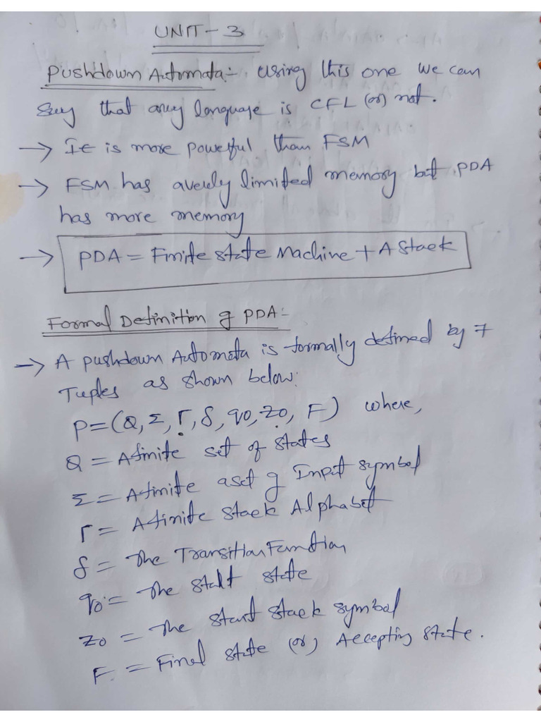 ATCD Unit 3 | PDF