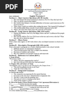 Class 9 English All-in-One Guide | PDF