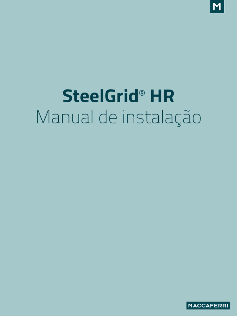 Manual de Instalação SteelGrid HR - Rev0 | PDF