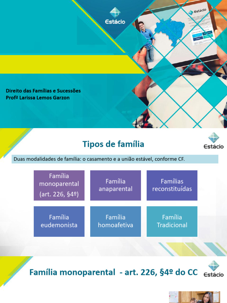 Tipos de Famílias e União Homoafetiva | PDF | Família | União estável