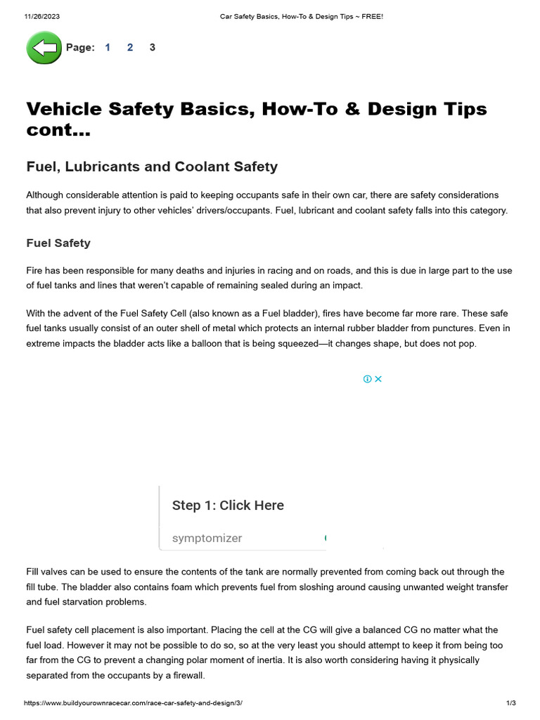 Vehicle Safety and Fuel Management Tips | PDF | Axle | Vehicles