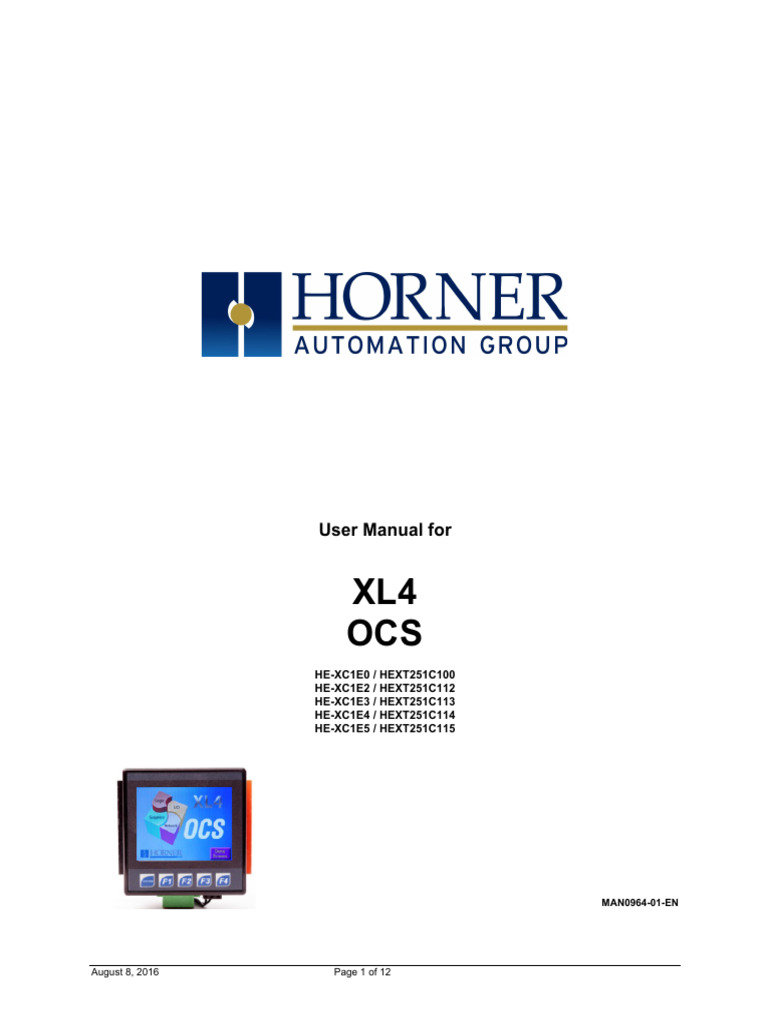 XL4 OCS User Manual and Warranty Guide | PDF | Legal Liability | Fuse ...
