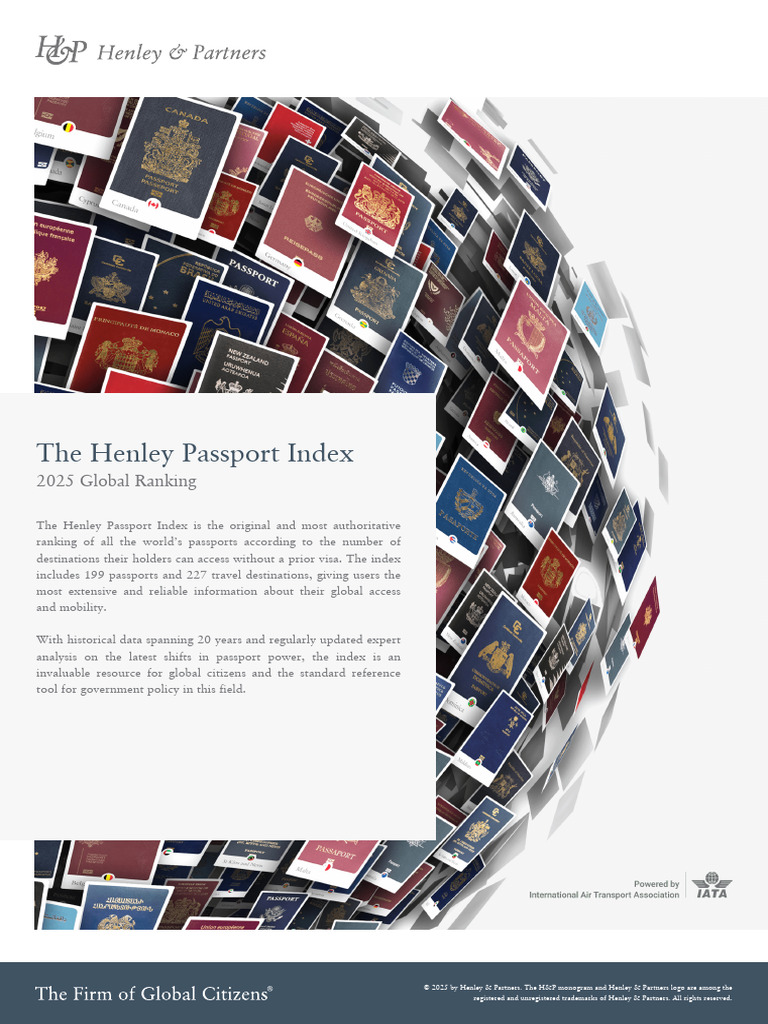 2025 Henley Passport Index Rankings | PDF | Passport | Immigration Law