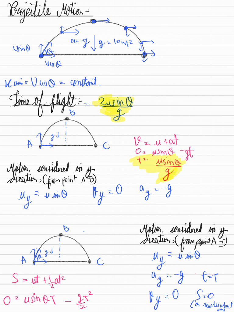 Projectile Motion 250325 160247 | PDF