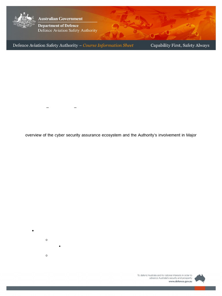 Course Information - DO-326A Airworthiness Cyber Security Training ...