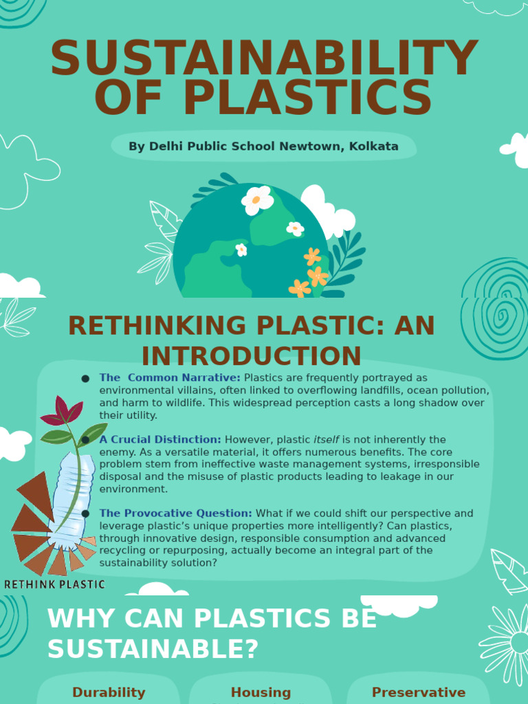 Rethinking Plastics for Sustainability | PDF | Recycling | Plastic