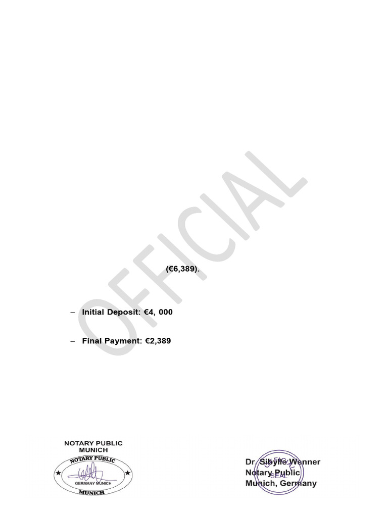 Assurance Letter | PDF