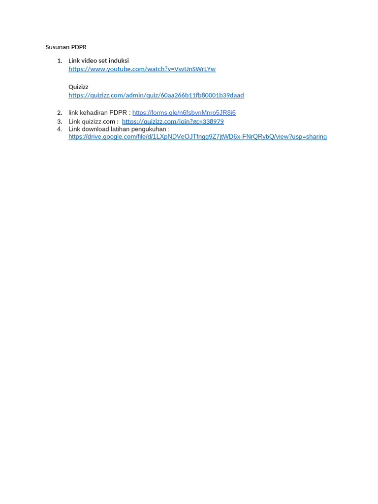 PDPR Resources and Links Guide | PDF