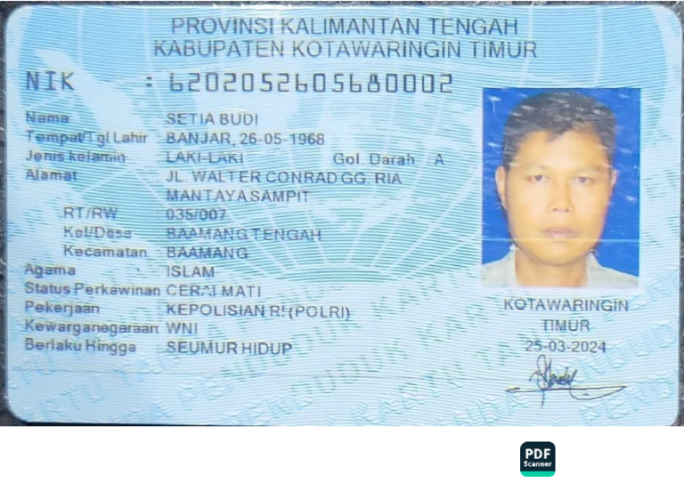 KTP Bapak | PDF