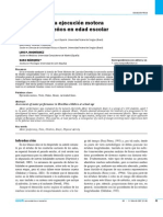 Evaluación ejecución motora niños brasileños edad escolar