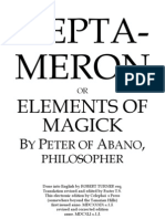 Heptameron Elements: Peter Abano's Grimoire