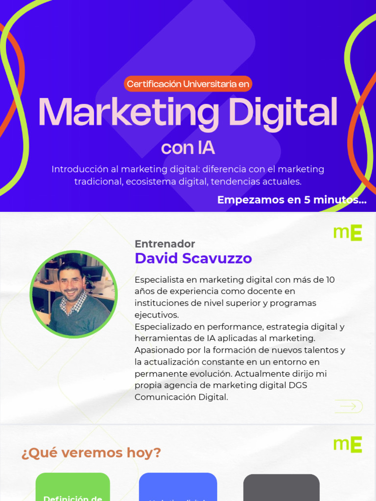 Presentación Introducción Al Marketing Digital | PDF | Publicidad ...