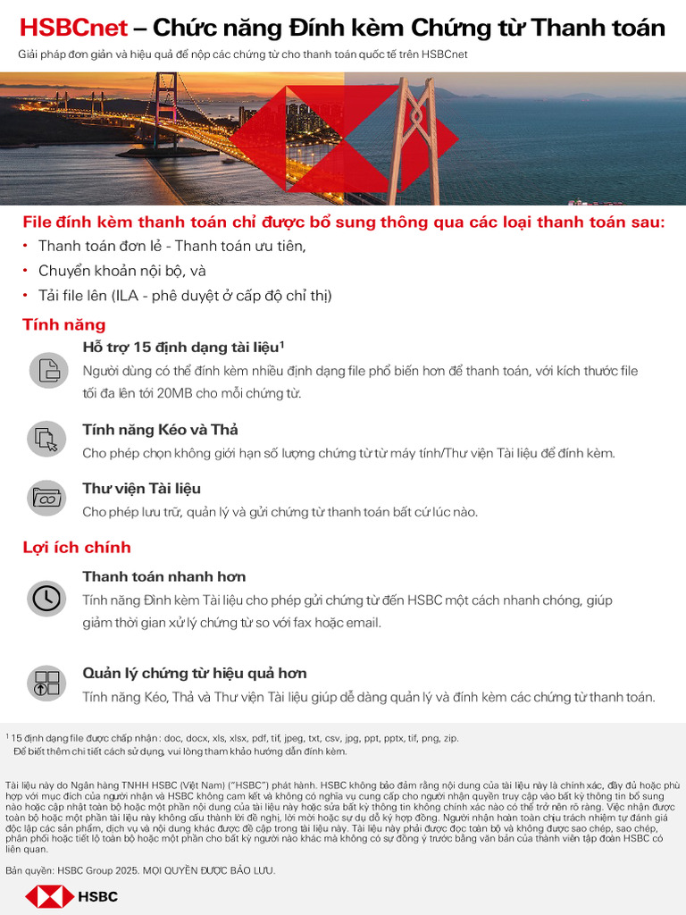 Hsbcnet Payment Attachment Function VN | PDF