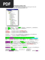 Using Standalone Rowsets to Write a File