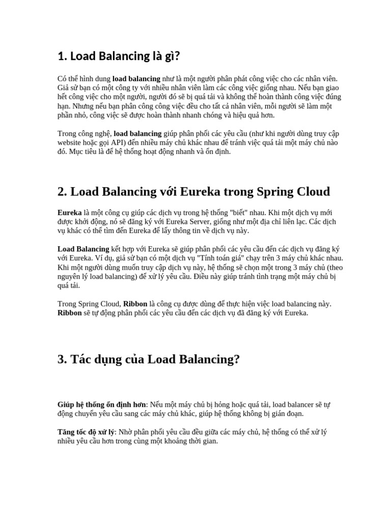 Load Balancing | PDF