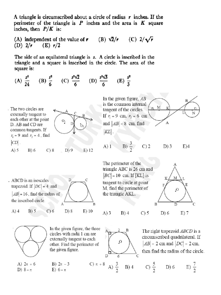Tangents | PDF