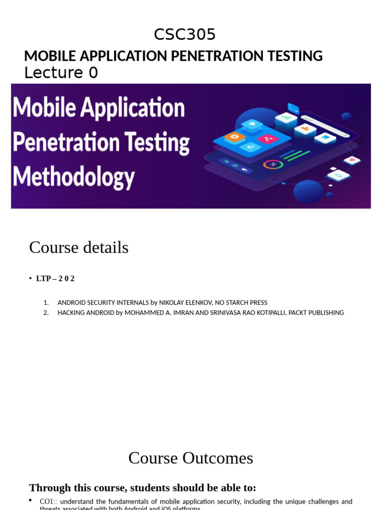 Lecture1-1 18011 Lect0-CSC306 | PDF | Android (Operating System ...