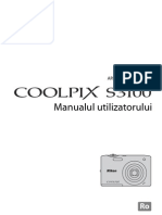 Manual de Utilizare Nikon S3100