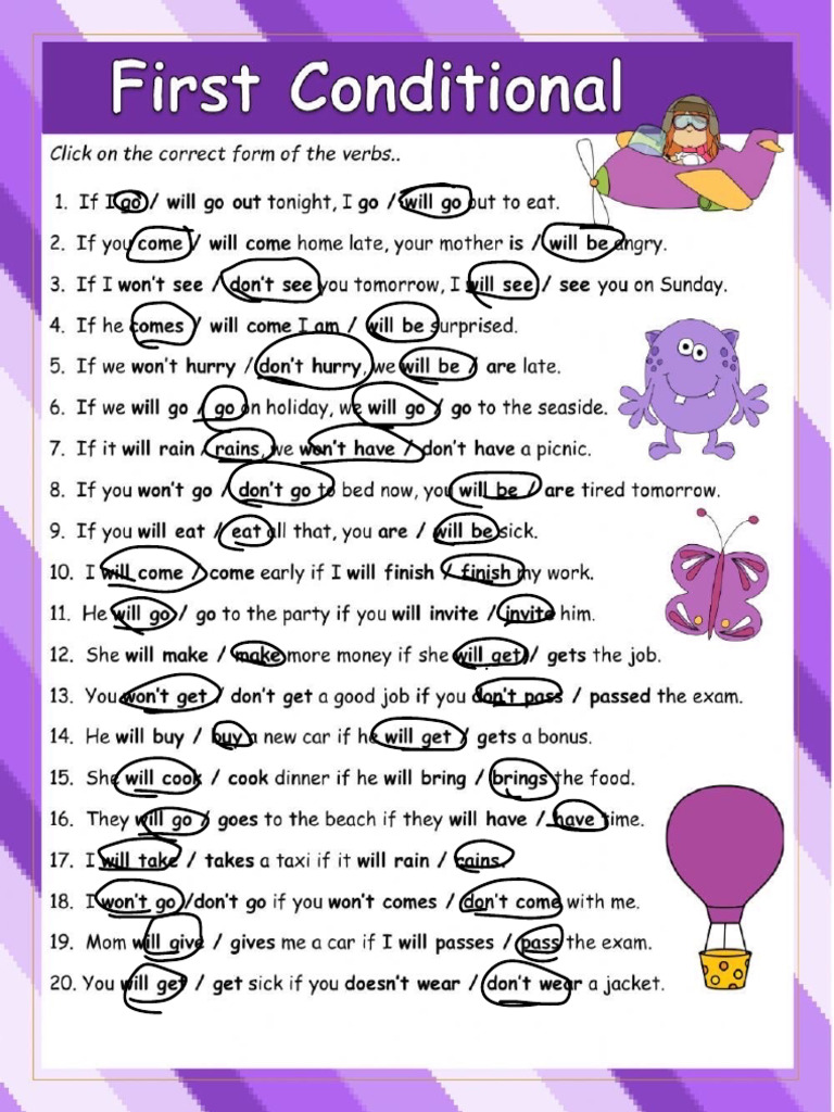 Conditionals Activities | PDF