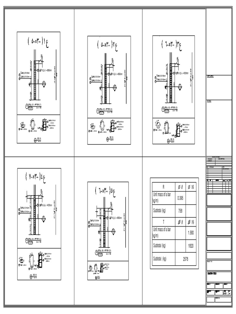 RFT Details for Structural Components | PDF