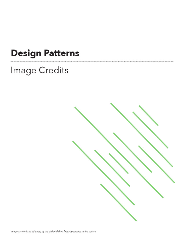 Image Credits for Design Patterns | PDF